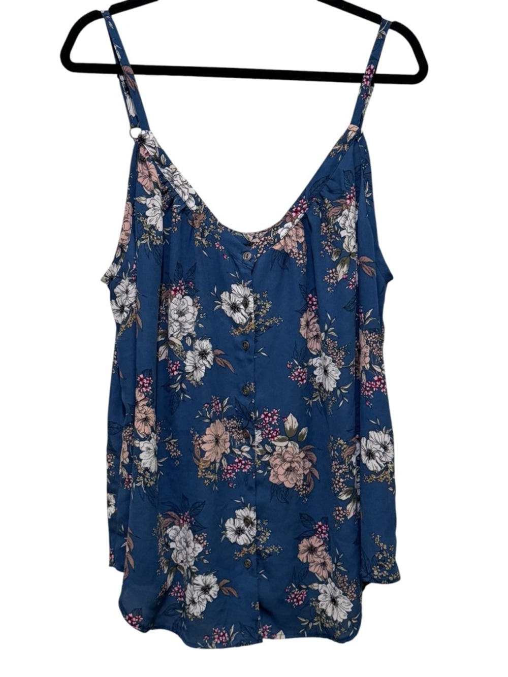 torrid Blue Floral Button-Front Cami